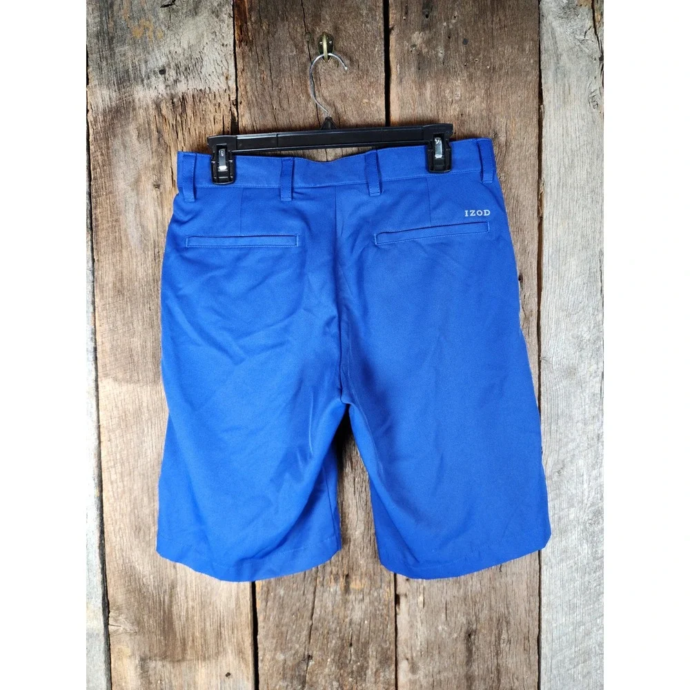 IZOD Golf Shorts Mens Blue Performance Size 30 Activewear